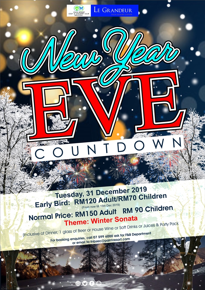 NEW YEAR EVE COUNDOWN PARTY 2019 -2020