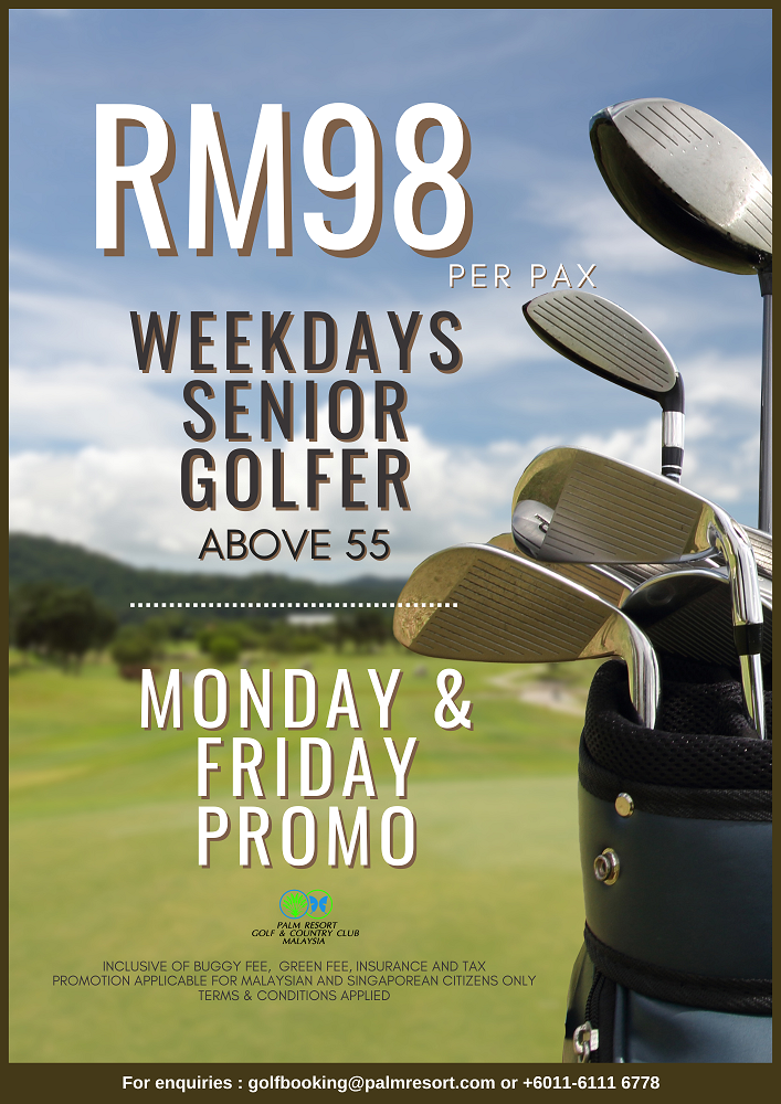 Weekdays Senior Golfer | Monday & Friday Promo