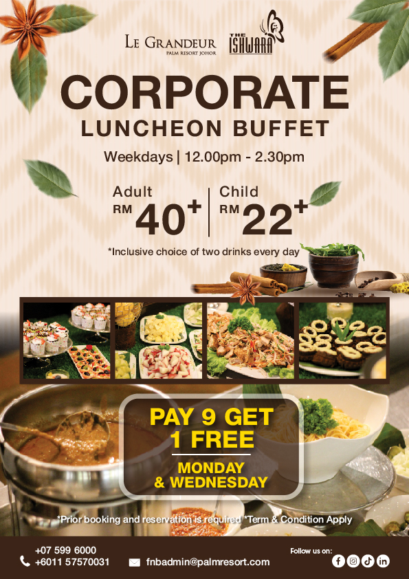 Corporate Luncheon Buffet 2025