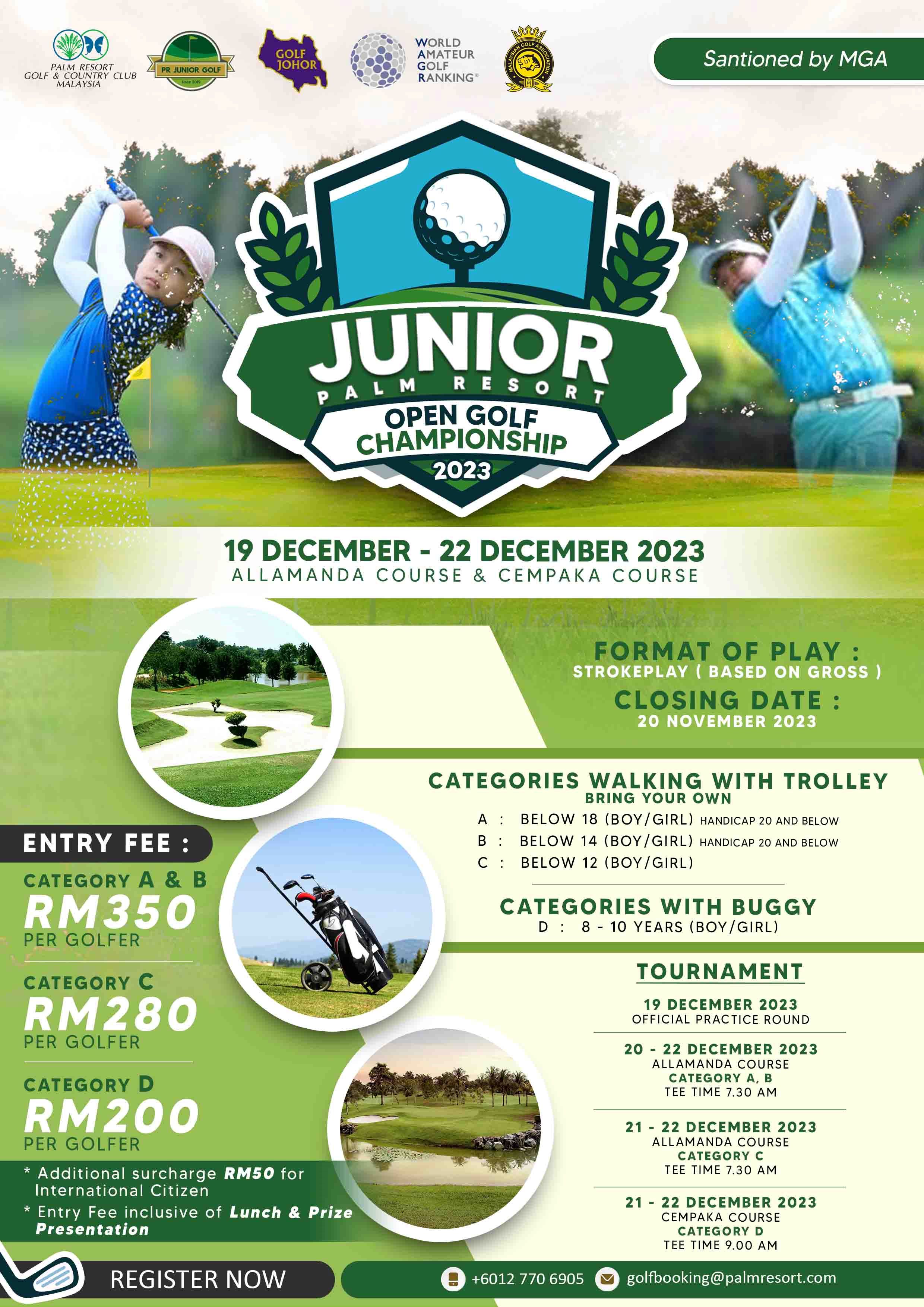 Junior Golf Open Championship 2023