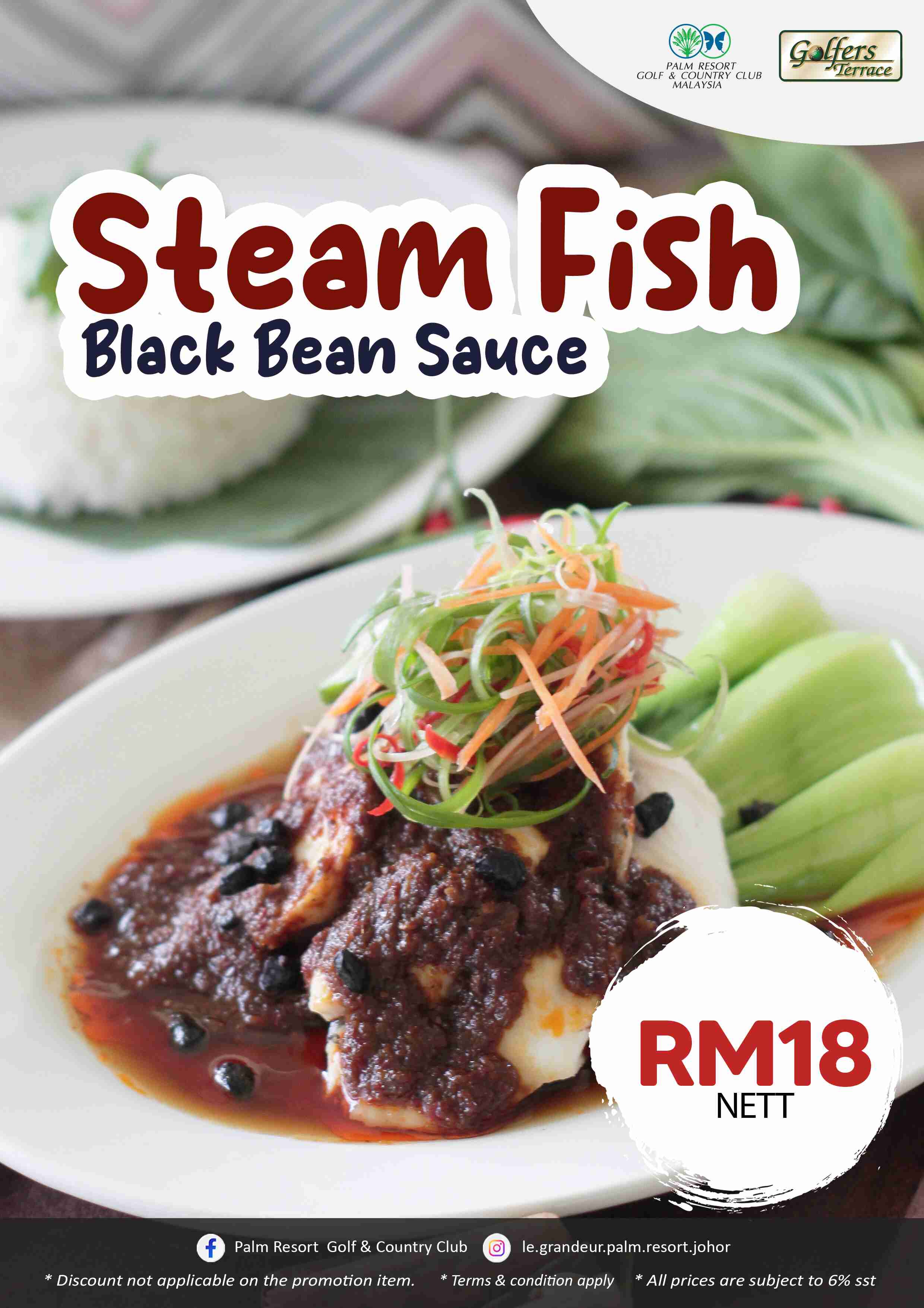 Steam Fish Black Bean Sauce Palm Resort